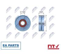 Tensioner Pulley, V-ribbed belt for AUDI A4 A6 A8 NTY RNK-AU-074