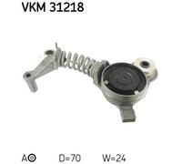 Tensioner Pulley, v-ribbed belt for AUDI A4 SKF VKM 31218