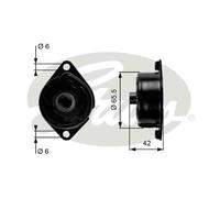 GATES T39090 Tensioner pulley