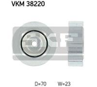 Tensioner Pulley, v-ribbed belt for BMW E36 E46 E34 E39 SKF VKM 38220