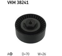 TENSIONER PULLEY, V-RIBBED BELT FOR BMW E46 E90 E92 E91 SKF VKM 38241