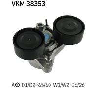 TENSIONER PULLEY, V-RIBBED BELT FOR BMW E90 E93 E92 E91 SKF VKM 38353