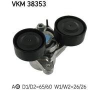 TENSIONER PULLEY, V-RIBBED BELT FOR BMW E90 E93 E92 E91 SKF VKM 38353