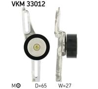 Tensioner Pulley, v-ribbed belt for CITROËN AX BERLINGO CHANSON SKF VKM 33012