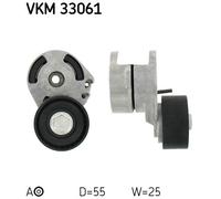 TENSIONER PULLEY, V-RIBBED BELT FOR CITROËN BERLINGO C3 C5 XSARA SKF VKM 33061