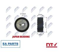 Tensioner Pulley, V-ribbed belt for CITROËN BERLINGO C5 C8 NTY RNK-CT-008