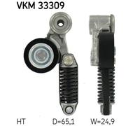 TENSIONER PULLEY, V-RIBBED BELT FOR CITROËN C2 C3 SKF VKM 33309