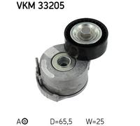 Tensioner Pulley, v-ribbed belt for CITROËN C4 C5 C8 DISPATCH SKF VKM 33205