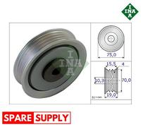 TENSIONER PULLEY, V-RIBBED BELT FOR DAIHATSU PERODUA SUBARU INA 531 0845 10
