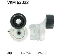 TENSIONER PULLEY, V-RIBBED BELT FOR HONDA ACCORD SKF VKM 63022