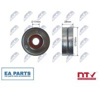 Tensioner Pulley, V-ribbed belt for HYUNDAI ACCENT GYRO AVANTE NTY RNK-KA-004