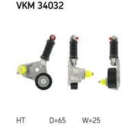 TENSIONER PULLEY, V-RIBBED BELT FOR JAGUAR X-TYPE SKF VKM 34032