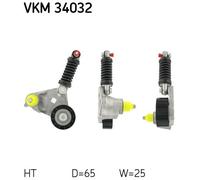 TENSIONER PULLEY, V-RIBBED BELT FOR JAGUAR X-TYPE SKF VKM 34032