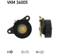 Tensioner Pulley, v-ribbed belt for MAZDA 121 SKF VKM 34005