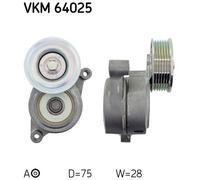 TENSIONER PULLEY, V-RIBBED BELT FOR MAZDA 3 SKF VKM 64025