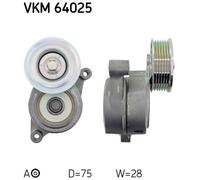 TENSIONER PULLEY, V-RIBBED BELT FOR MAZDA 3 SKF VKM 64025