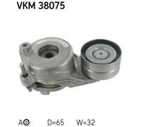 Tensioner Pulley, v-ribbed belt for MERCEDES-BENZ W251 W221 SKF VKM 38075