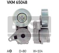 Tensioner Pulley, v-ribbed belt for MITSUBISHI LANCER SKF VKM 65048