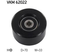 TENSIONER PULLEY, V-RIBBED BELT FOR NISSAN ALMERA BLUEBIRD SYLPHY SKF VKM 62022