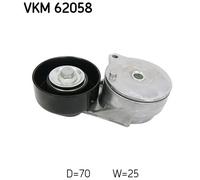 Tensioner Pulley, V-ribbed belt for NISSAN JUKE KICKS II SUV ROGUE SKF VKM 62058
