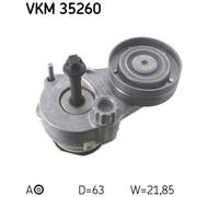 TENSIONER PULLEY, V-RIBBED BELT FOR OPEL ASTRA H SKF VKM 35260