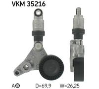 TENSIONER PULLEY, V-RIBBED BELT FOR OPEL SIGNUM VECTRA C SKF VKM 35216
