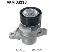 Tensioner Pulley, V-ribbed belt for PEUGEOT 2008 208 3008 308 SKF VKM 33113
