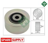TENSIONER PULLEY, V-RIBBED BELT FOR PEUGEOT 206 306 307 EXPERT INA 531 0550 10
