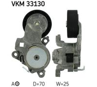 Tensioner Pulley, v-ribbed belt for PEUGEOT 307 308 407 607 SKF VKM 33130