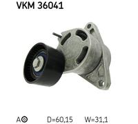 TENSIONER PULLEY, V-RIBBED BELT FOR RENAULT AVANTIME ESPACE LAGUNA SKF VKM 36041