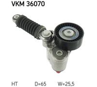 TENSIONER PULLEY, V-RIBBED BELT FOR RENAULT CLIO SKF VKM 36070