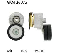 Tensioner Pulley, v-ribbed belt for RENAULT GRAND SCÉNIC MEGANE SKF VKM 36072