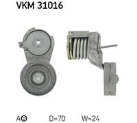 Tensioner Pulley, v-ribbed belt for SEAT LEON TOLEDO SKF VKM 31016