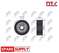TENSIONER PULLEY, V-RIBBED BELT FOR SKODA FABIA PRAKTIK ROOMSTER NTY RNK-AU-076