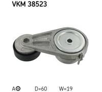 Tensioner Pulley, v-ribbed belt for SMART FORTWO Cabrio SKF VKM 38523