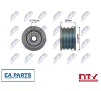 Tensioner Pulley, V-ribbed belt for TOYOTA LAND CRUISER NTY RNK-TY-042