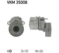 Tensioner Pulley, v-ribbed belt for VAUXHALL ASTRA ASTRAVAN SKF VKM 35008