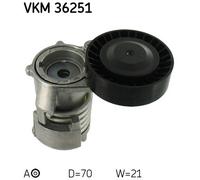 Tensioner Pulley, v-ribbed belt for VOLVO (CHANGAN) S40 SKF VKM 36251
