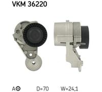 Tensioner Pulley, v-ribbed belt for VOLVO S60 SKF VKM 36220