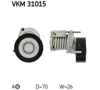 TENSIONER PULLEY, V-RIBBED BELT FOR VW BEETLE BORA CADDY DERBY SKF VKM 31015