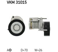 TENSIONER PULLEY, V-RIBBED BELT FOR VW BEETLE BORA CADDY DERBY SKF VKM 31015