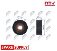 TENSIONER PULLEY, V-RIBBED BELT FOR VW BEETLE BORA CADDY EOS NTY RNK-AU-012