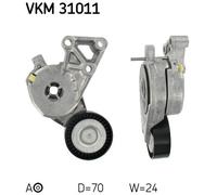 TENSIONER PULLEY, V-RIBBED BELT FOR VW BEETLE BORA CADDY SKF VKM 31011