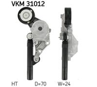 TENSIONER PULLEY, V-RIBBED BELT FOR VW BEETLE BORA CADDY SKF VKM 31012