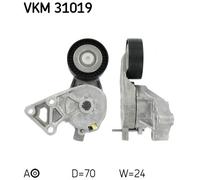 TENSIONER PULLEY, V-RIBBED BELT FOR VW BEETLE BORA SKF VKM 31019