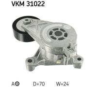 TENSIONER PULLEY, V-RIBBED BELT FOR VW BORA CADDY GOLF PASSAT SKF VKM 31022
