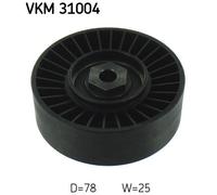 TENSIONER PULLEY, V-RIBBED BELT FOR VW CABRIO CADDY SKF VKM 31004