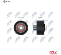 NTY RNK-CT-040 Tensioner Pulley, V-belt