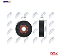 NTY RNK-FR-049 Tensioner Pulley, V-belt