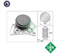 TENSIONER PULLEY VRIBBED BELT 531 0309 10 FOR SKODA VW AUDI CABRIOLET 2.0L 4cyl